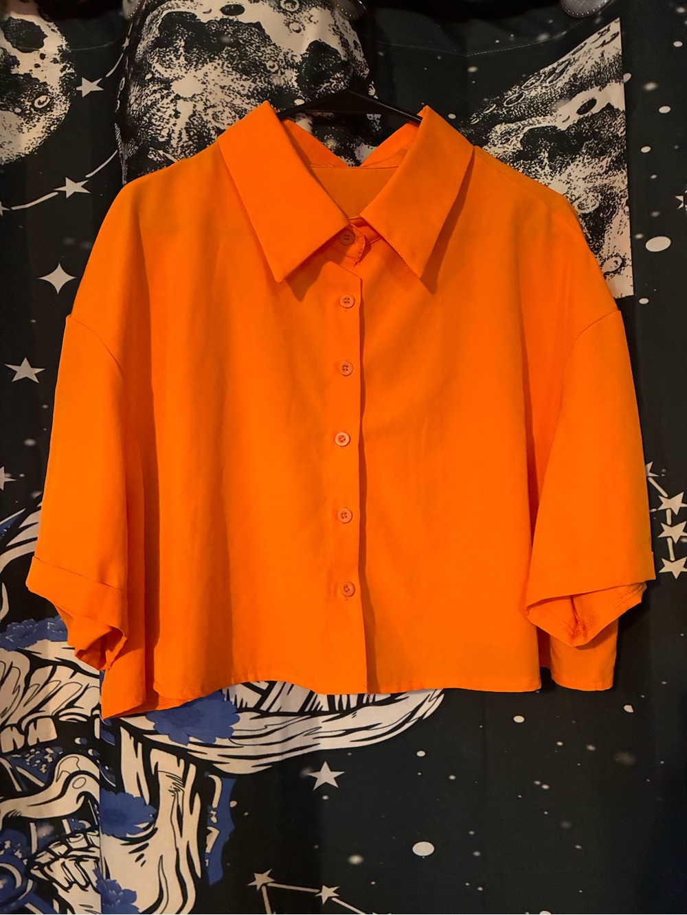 Cropped Button Down 🍊 - Picture 4 of 6